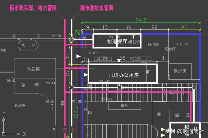 给排水、强弱电、采暖、消防等基本示图讲解